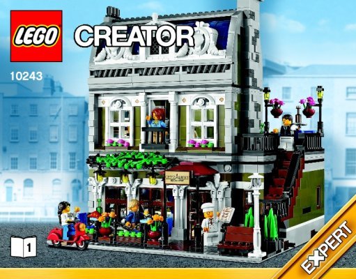 Bauanleitungen LEGO - Creator - 10243 - Pariser Restaurant: Page 1