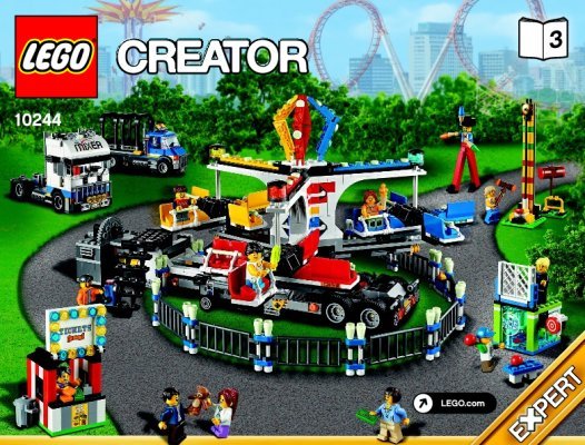 Bauanleitungen LEGO - Creator - 10244 - Jahrmarkt-Fahrgeschäft: Page 1