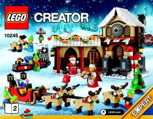 Bauanleitungen LEGO - Creator - 10245 - Weihnachtliche Werkstatt: Page 1