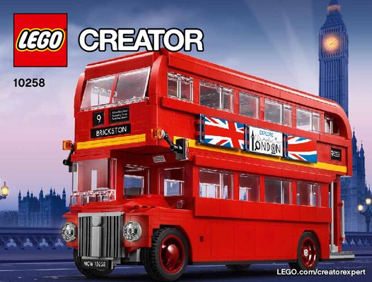 Bauanleitungen LEGO - Creator Expert - 10258 - Londoner Bus: Page 1