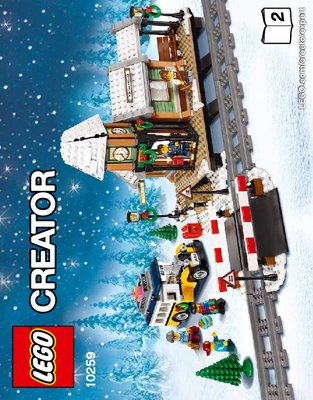 Bauanleitungen LEGO - Creator Expert - 10259 - Winterlicher Bahnhof: Page 1