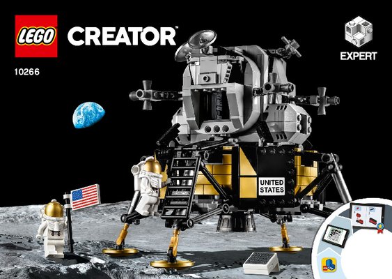 Bauanleitungen LEGO - 10266 - NASA Apollo 11 Lunar Lander: Page 1