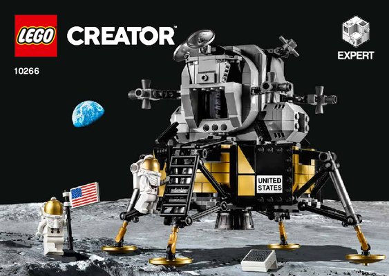 Bauanleitungen LEGO - 10266 - NASA Apollo 11 Lunar Lander: Page 1