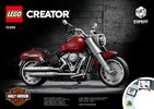 Bauanleitungen LEGO - 10269 - Harley-Davidson® Fat Boy®: Page 1