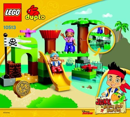 Bauanleitungen LEGO - DUPLO - 10513 - Nimmerland-Versteck: Page 1