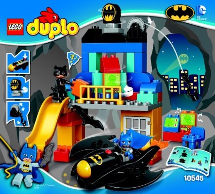 Bauanleitungen LEGO - DUPLO - 10545 - Abenteuer in der Bathöhle: Page 1