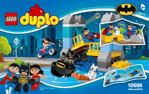 Bauanleitungen LEGO - DUPLO - 10599 - Batman-Abenteuer: Page 1