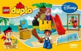 Bauanleitungen LEGO - DUPLO - 10604 - Jake und die Nimmerland-Piraten – Schatzinsel: Page 1