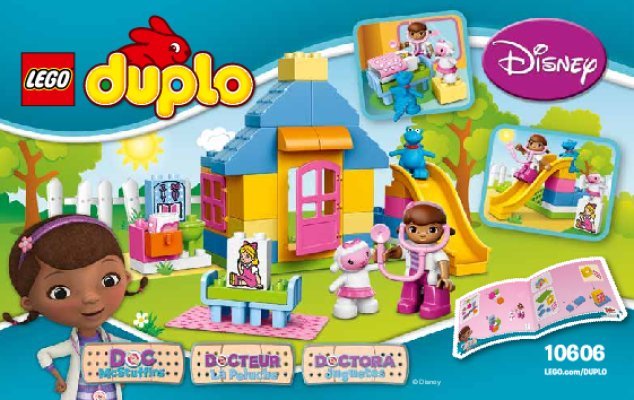 Bauanleitungen LEGO - DUPLO - 10606 - Doc McStuffins Gartenklinik: Page 1