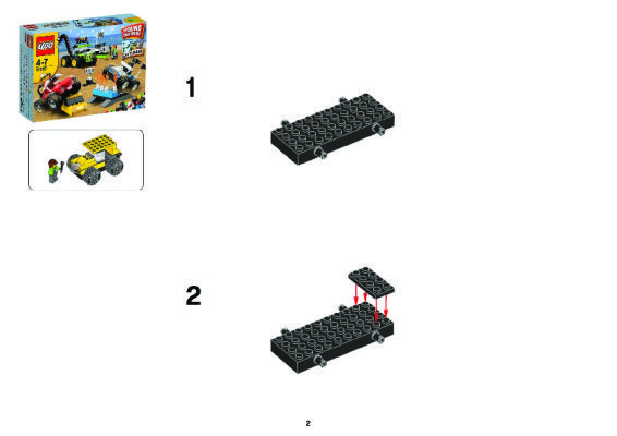 Bauanleitungen LEGO - 10655 - LEGO® Monster Trucks: Page 1