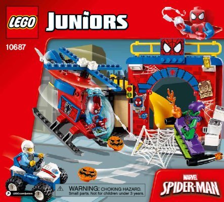 Bauanleitungen LEGO - Juniors - 10687 - Spider-Man™ Versteck: Page 1