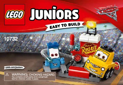 Bauanleitungen LEGO - Juniors - 10732 - Guido und Luigis Pit Stopp: Page 1