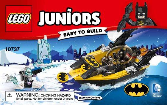 Bauanleitungen LEGO - Juniors - 10737 - Batman™ gegen Mr. Freeze™: Page 1