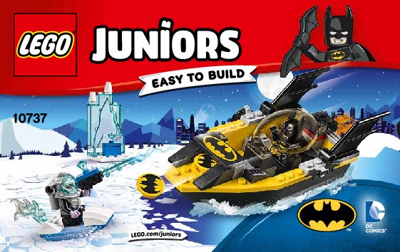 Bauanleitungen LEGO - Juniors - 10737 - Batman™ gegen Mr. Freeze™: Page 1