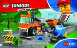 Bauanleitungen LEGO - 10750 - Road Repair Truck: Page 1