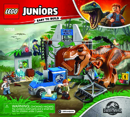 Bauanleitungen LEGO - 10758 - T. rex Breakout: Page 1