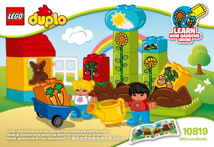 Bauanleitungen Lego Duplo 10819 Mein Erster Garten