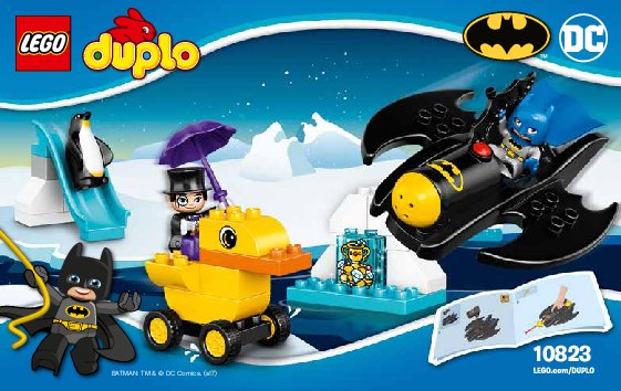 Bauanleitungen LEGO - DUPLO - 10823 - Batwing-Abenteuer: Page 1