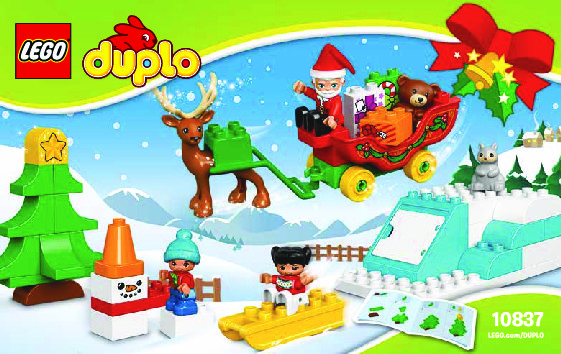 Bauanleitungen LEGO - DUPLO - 10837 - Winterspaß mit dem Weihnachtsmann: Page 1