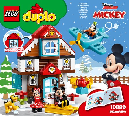 Bauanleitungen LEGO - 10889 - Mickey's Vacation House: Page 1