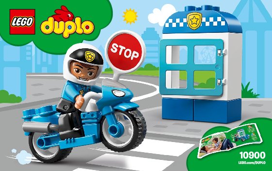 Bauanleitungen LEGO - 10900 - Police Bike: Page 1