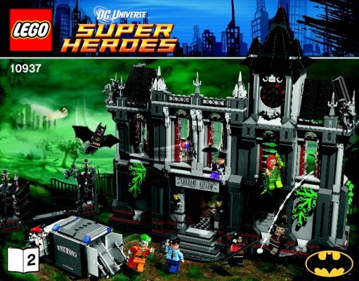 Bauanleitungen LEGO - DC Comics Super Heroes - 10937 - Batman™: Ausbruch aus Arkham Asylum: Page 1