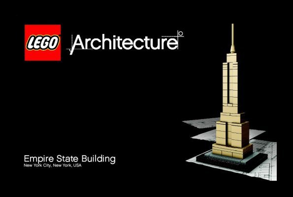 Bauanleitungen LEGO - Architecture - 21002 - Empire State Building: Page 1