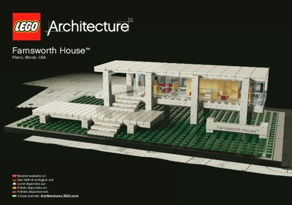 Bauanleitungen LEGO - Architecture - 21009 - Farnsworth House™: Page 1