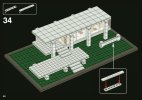 Bauanleitungen LEGO - Architecture - 21009 - Farnsworth House™: Page 60