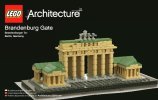 Bauanleitungen LEGO - Architecture - 21011 - Brandenburger Tor: Page 1