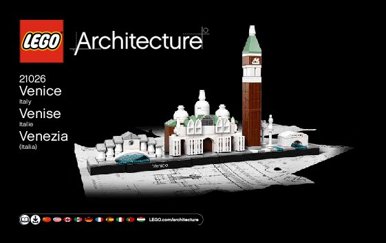 Bauanleitungen LEGO - Architecture - 21026 - Venedig: Page 1