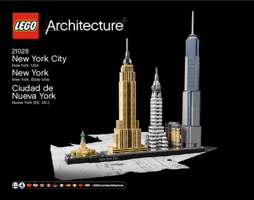 Bauanleitungen LEGO - Architecture - 21028 - New York City: Page 1