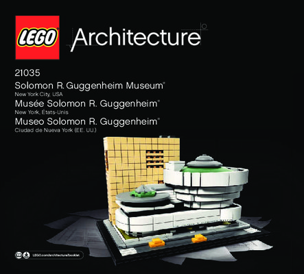 Bauanleitungen LEGO - Architecture - 21035 - Solomon R. Guggenheim Museum®: Page 1