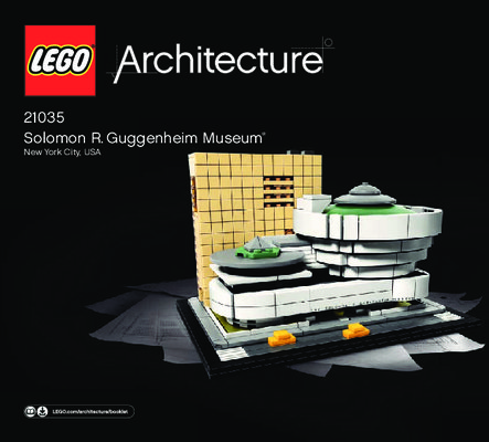 Bauanleitungen LEGO - Architecture - 21035 - Solomon R. Guggenheim Museum®: Page 1