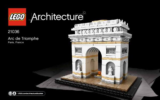 Bauanleitungen LEGO - Architecture - 21036 - Der Triumphbogen: Page 1