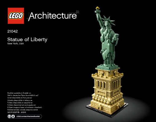 Bauanleitungen LEGO - 21042 - Statue of Liberty: Page 1