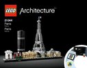 Bauanleitungen LEGO - 21044 - Paris: Page 1