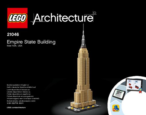 Bauanleitungen LEGO - 21046 - Empire State Building: Page 1