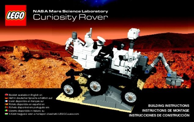 Bauanleitungen LEGO - Ideas - 21104 - NASA Mars Science Laboratory Curiosity Rover: Page 1