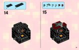 Bauanleitungen LEGO - Minecraft - 21106 - Micro World – The Nether: Page 17