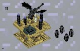 Bauanleitungen LEGO - Minecraft - 21107 - Micro World – Das Ende: Page 20