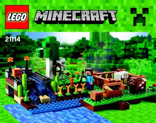 Bauanleitungen LEGO - Minecraft - 21114 - Die Farm: Page 1