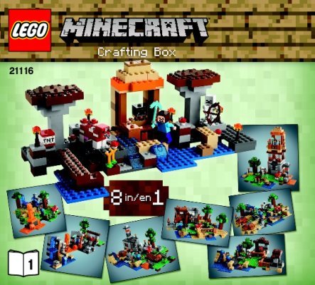 Bauanleitungen LEGO - Minecraft - 21116 - Crafting-Box: Page 1