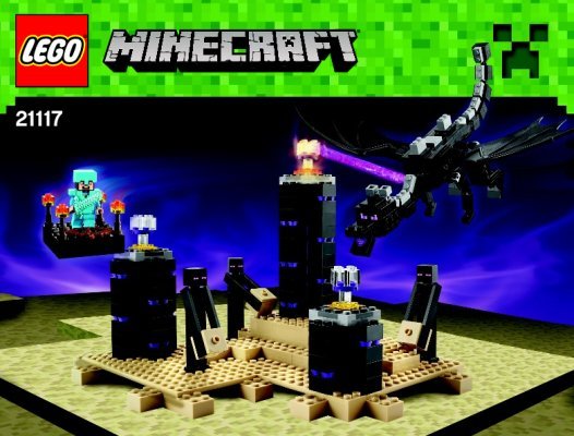 Bauanleitungen LEGO - Minecraft - 21117 - Der Enderdrache: Page 1