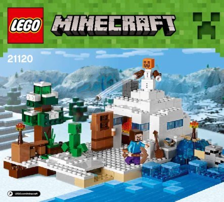 Bauanleitungen LEGO - Minecraft - 21120 - Das Versteck im Schnee: Page 1