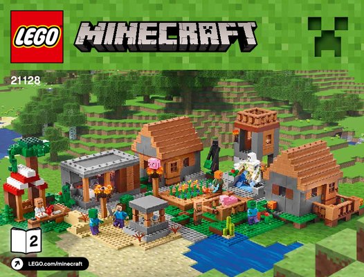 Bauanleitungen LEGO - Minecraft - 21128 - Das Dorf: Page 1