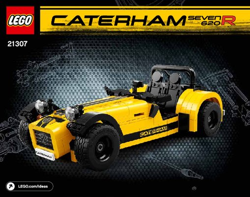 Bauanleitungen LEGO - Ideas - 21307 - Caterham Seven 620R: Page 1