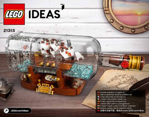 Bauanleitungen LEGO - 21313 - Ship in a Bottle: Page 1