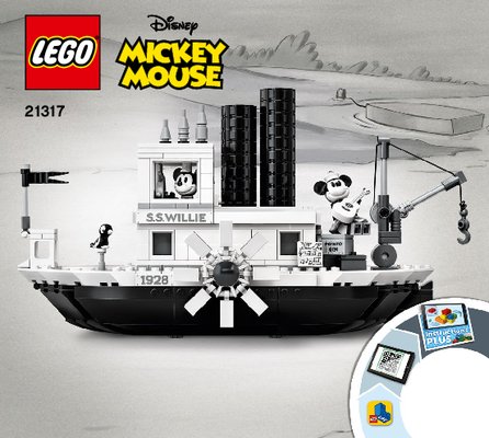 Bauanleitungen LEGO - 21317 - Steamboat Willie: Page 1