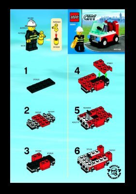 Bauanleitungen LEGO - 30001 - Firemans Car: Page 1